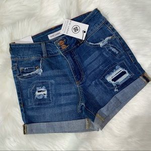 KIKI LARUE DENIM ASHLEE SHORTS SZ 5